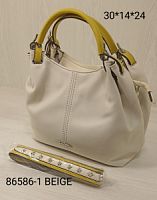 86586-1 BEIGE  Женская сумка  Valle Mitto